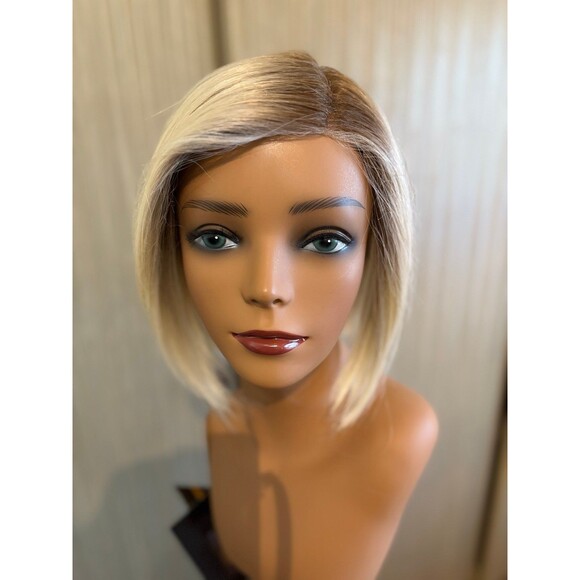 Belle Tress “Woolala-E” Wig in color Butterbeer  Blond-R new full mono main image 8